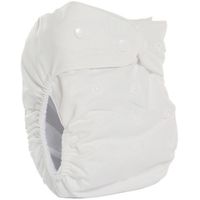 Fancy Pants Bamboo Nappy with Microfibre Inserts, White